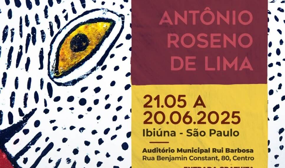 Prefeitura de Ibiúna convida para a exposição “A.R.L. Antônio Roseno de Lima”, com entrada gratuita